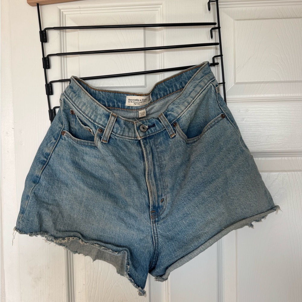 Abercrombie & Fitch Light Blue Jean Shorts